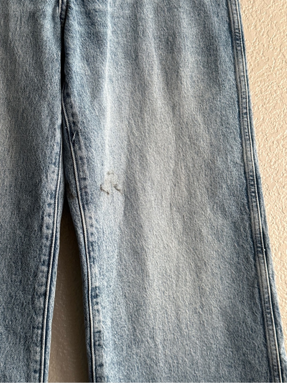 NEW Wrangler Low Rise Baggy Jeans Women 27 Light Wash Wide Leg Skater Y2K Denim - Picture 8 of 15